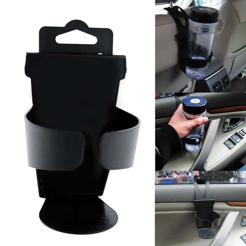 

1 Pc Universal Auto Car Truck Drink Water Cup Bottle Can Back Seat Table Door Mount Stand Black