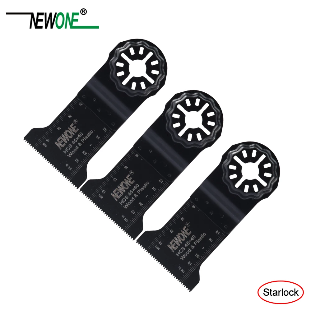 NEWONE 45mm HCS E-cut Starlock пильные диски для Starlock Системы колеблющихся мульти-инструментов STARLOCK электрический триммер для резки древесины