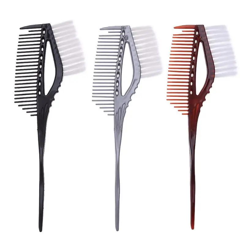 Пластиковое окрашивание для волос щетка расческа салон парикмахерские инструменты для моделирования волос