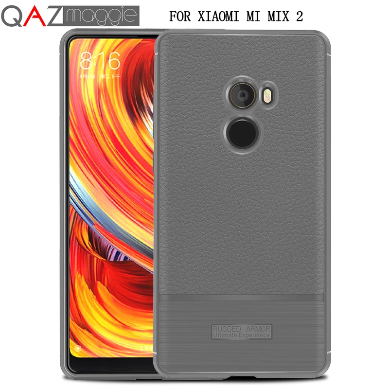 Phone Case For Xiaomi Mi Mix 2 Mix2 Luxury Armor Soft TPU Back Cover Plain Shell |