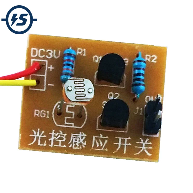 

DIY Kit Light Control Sensor Switch Suite Photosensitive Induction Switch Kits DIY Electronic Trainning Integrated Circuit Suite