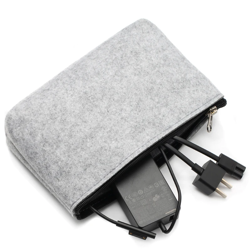 Bolsa de almacenamiento de Banco de energía con cremallera de moda Mini bolsa de fieltro para datos Cable ratón Organizador de viaje Gadget electrónico bolsas organizadoras Bolsa de almacenamiento de Banco de energía con cremallera de moda Mini bolsa de fieltro para datos Cable ratón Organizador de viaje Gadget electrónico bolsas organizadoras