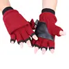 Women Men Winter Polar Fleece Half Finger Flip Gloves Double Layer Thicken Touch Screen Fingerless Convertible Mittens Wrist War ► Photo 2/6