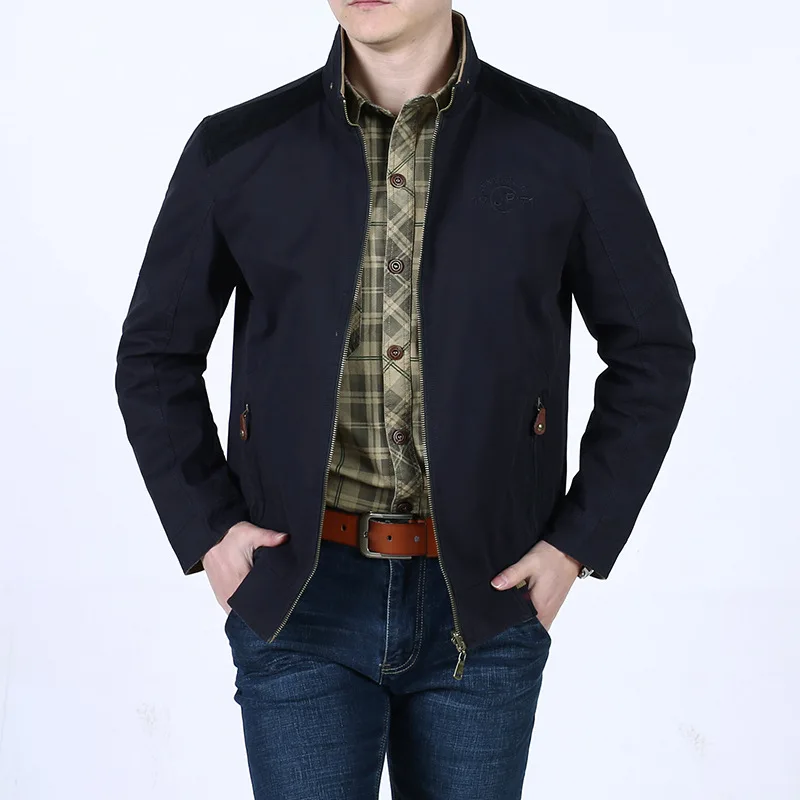 Брендовые осенние куртки Мужская Военная ветровка мужские Chaquetas Hombre хлопок