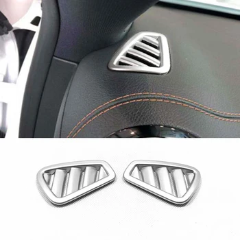 

For Mercedes Benz A Class 2019 ABS Matte and Carbon fibre Car front Small air outlet Decoration Trim Cover car sticker styling