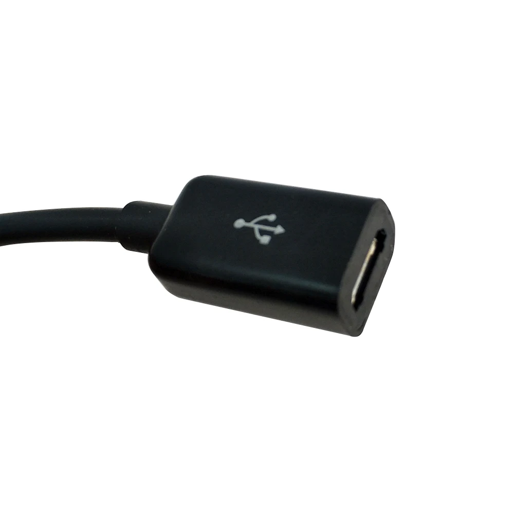 DANSPEED 10 см Micro USB мама к Micro USB папа F/M удлинитель Дата зарядный кабель черный