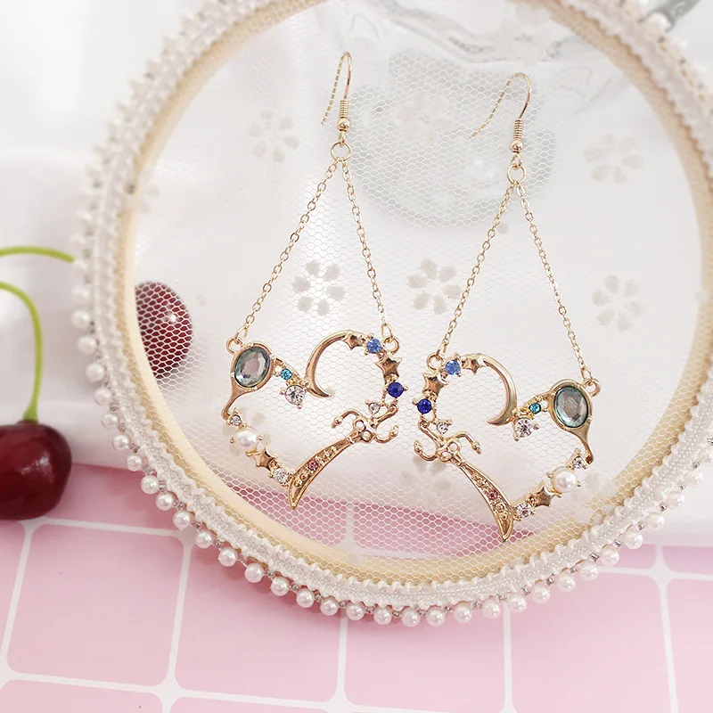 

sailor moon Sailor Uranus sailor Neptune Talisman Earrings jewelry