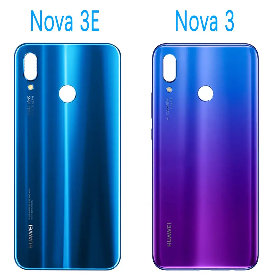 huawei nova 3e P20 Lite, заднее стекло, nova 3i, крышка батареи, задняя дверь, корпус, чехол, панель, huawei P20 Lite, крышка батареи 3