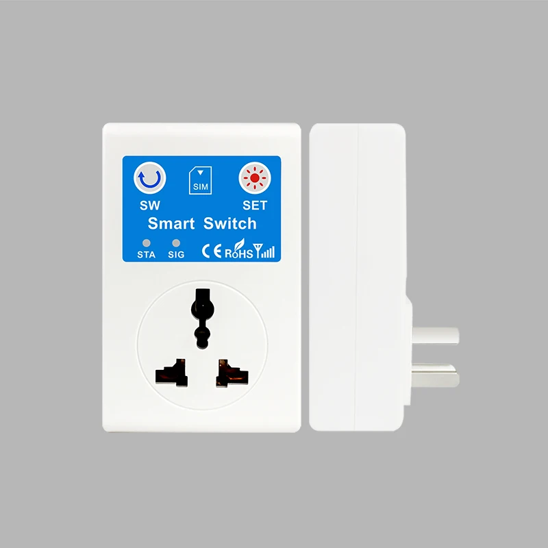 2018 Newest GSM Power Socket SC1-GSMVC EU/UK/AU Plug GSM SMS Mobile Phone Remote Control Wireless Smart Socket Switch