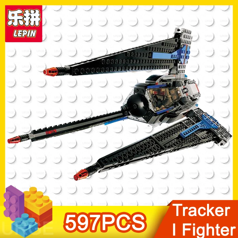 

lepin star Series wars figure Tracker I Fighter Model 597pcs bricks educational building blocks toys for children Christmas gift