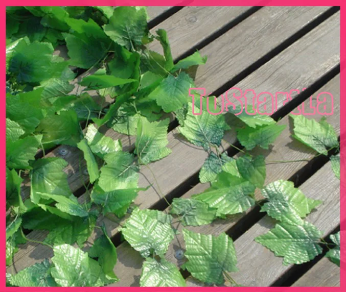 artificial Grape leaves vines fake plantsin Artificial & Dried Flowers
