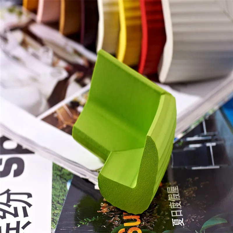 16Pcs Kids Baby Soft Safety Table Corner Edge Protection Cover Baby Children Multicolor U Shape Mini Stripe Corner Guards
