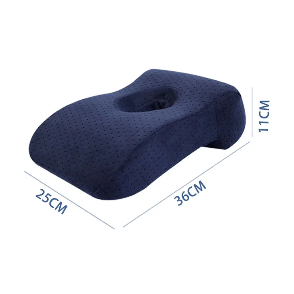 Шейный Memory Foam полдень Nap Подушки Детские офисный стол школы накладка на стол медленный отскок дышащие с отверстием бархат пещера Nap