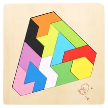 Деревянные головоломки Алмазная доска Tangram детские игрушки Brinquedos Ранние развивающие Develoment игрушки для детей подарок деревянные игрушки