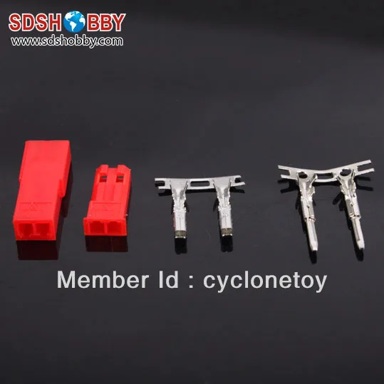 1pair JST Plug Set Female and Male with Plug Pin for RC Electric Helicopter Battery Pack