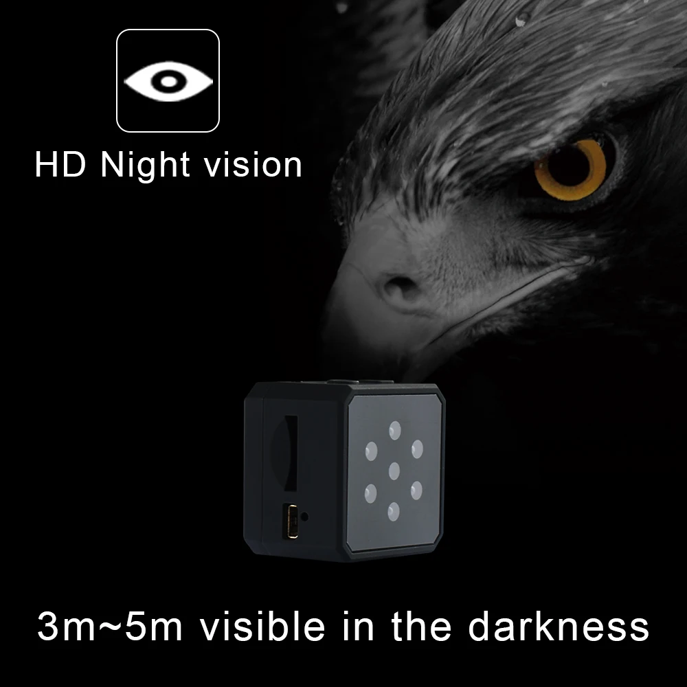 HYUCHON HD мини Спорт камера Малый cam 1080 P ночное видение видеокамера микровидеокамера