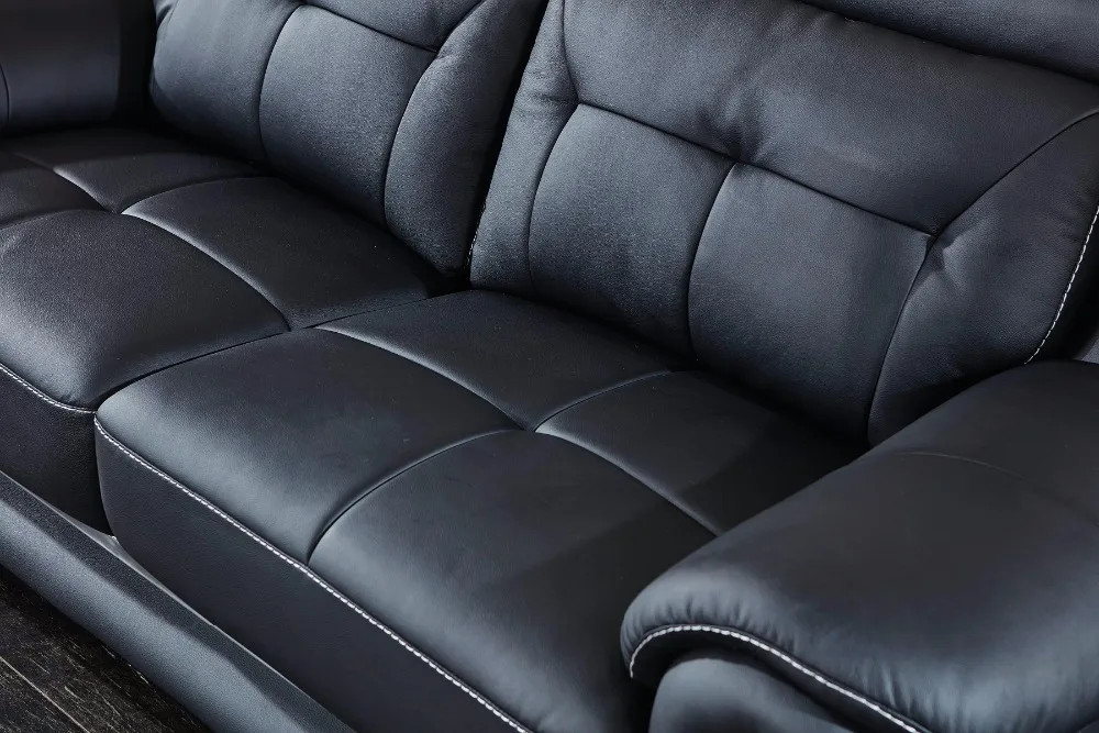 2018 Hot Sale Promotion Chaise Armchair Beanbag Modern Design Leather Sofa For Luxury Set For Living Room Furnitur With Genuine