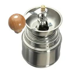 Портативная кофемолка из нержавеющей стали ручной Spice bean coffee grinder Burr Grinder Mill с керамическим сердечником