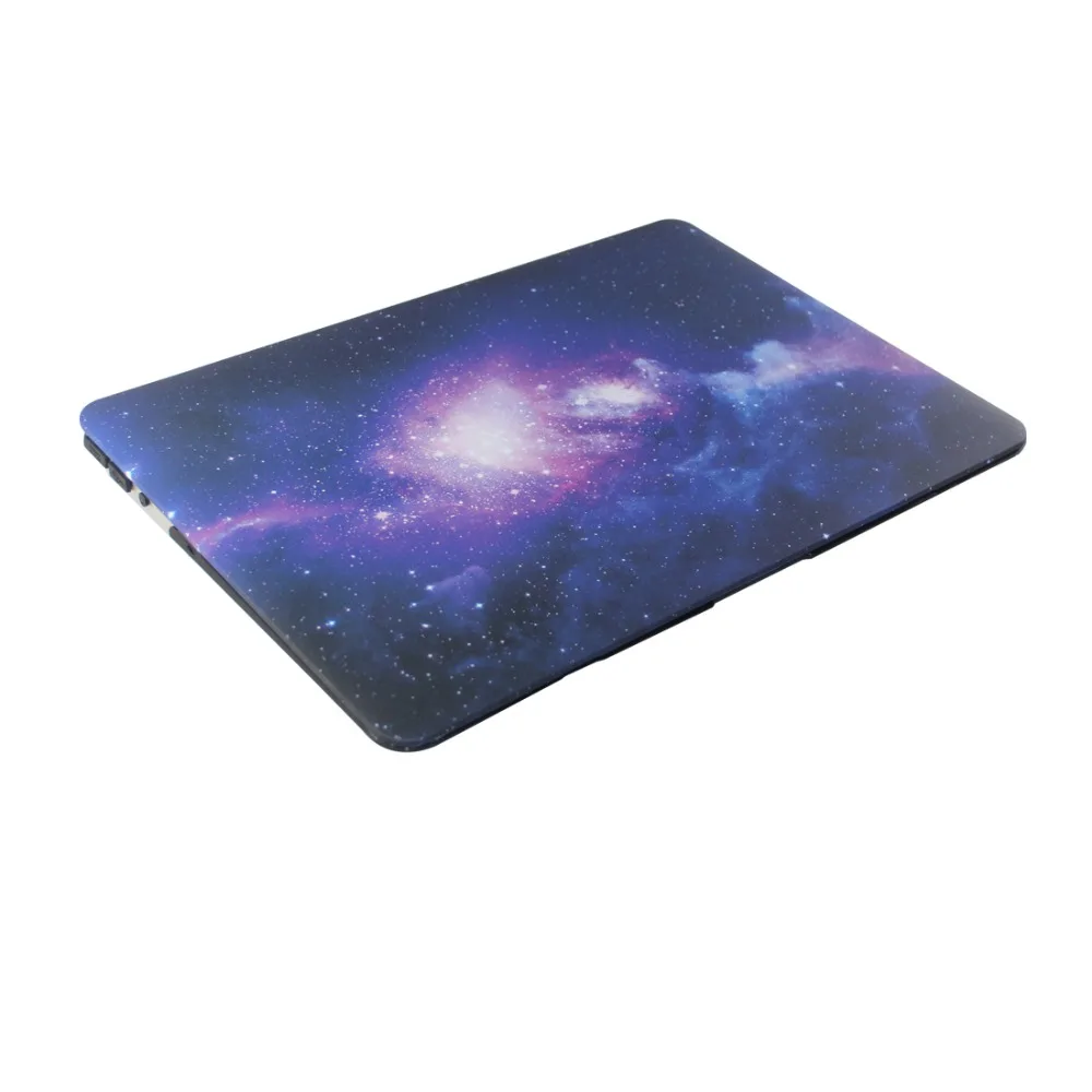 RyGou для MacBook Air 13 Чехол, Galaxy Print пластиковый защелкивающийся чехол s подходит для Mac Book Air 11 13 A1932 A1370 A1465 A1369 A1466 чехол