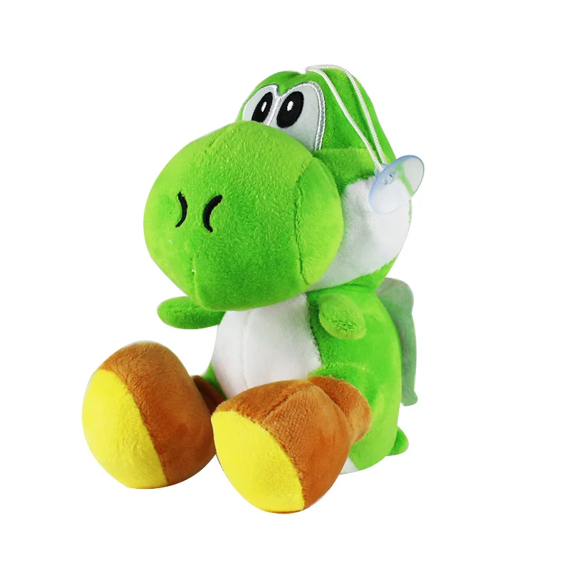 18 см Super Mario Bros Плюшевые игрушки Йоши сидящий Йоши мягкая игрушка дети плюшевые куклы для детей подарки 10 цветов - Цвет: Green