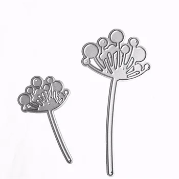 

2pcs/1set Dandelions Metal Cutting Dies Stencils for DIY Scrapbooking/photo album Decorative Embossing DIY Paper Cards