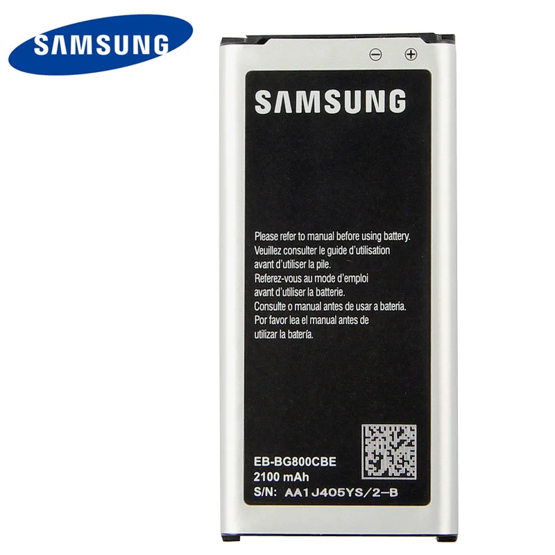 Original Samsung EB-BG800CBE Battery For GALAXY S5 mini S5MINI SM-G800F G870W G870a EB-BG800BBE NFC 2100mAh | Мобильные телефоны и