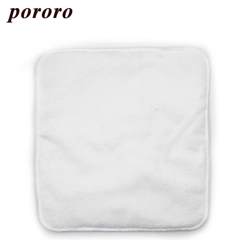 

2019 ReusableTowel 31*31cm Soft Breathable Super-absorbency Baby Washable Cloth Diaper Inserts 3 Layers Microfiber Liners Nappy