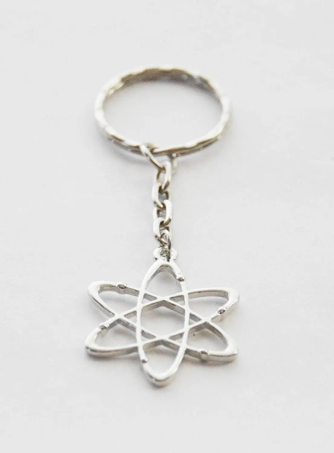 

Atom Keychain, Atom Keyring, Science Keychain, Chemistry Keychain, Atomic Keychain, Scientist Keychain, Physics Keychain
