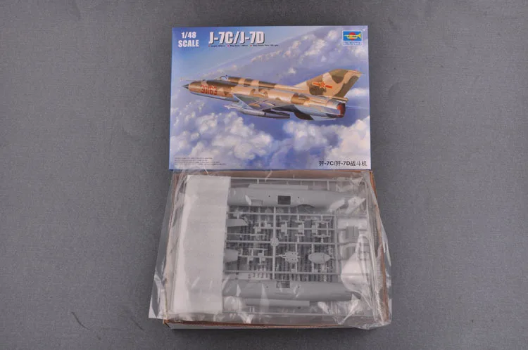 Труба 02864 1:48 китайский J-7C/D истребитель Сборная модель строительные наборы игрушка
