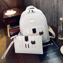 Rucksack frauen schultertasche rucksack student tasche Mode schöne Gesteppte katze Kaufen große zu klein