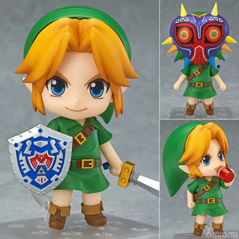 Original box Anime The Legend of Zelda Link 553 Majora s Mask 3D Ver 10cm pvc