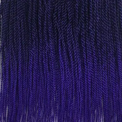 Роскошные для плетения микро Сенегальские крученые волосы 2" 32 пряди/шт. Вязанные косички Омбре синтетические волосы для наращивания - Цвет: T1B/фиолетовый