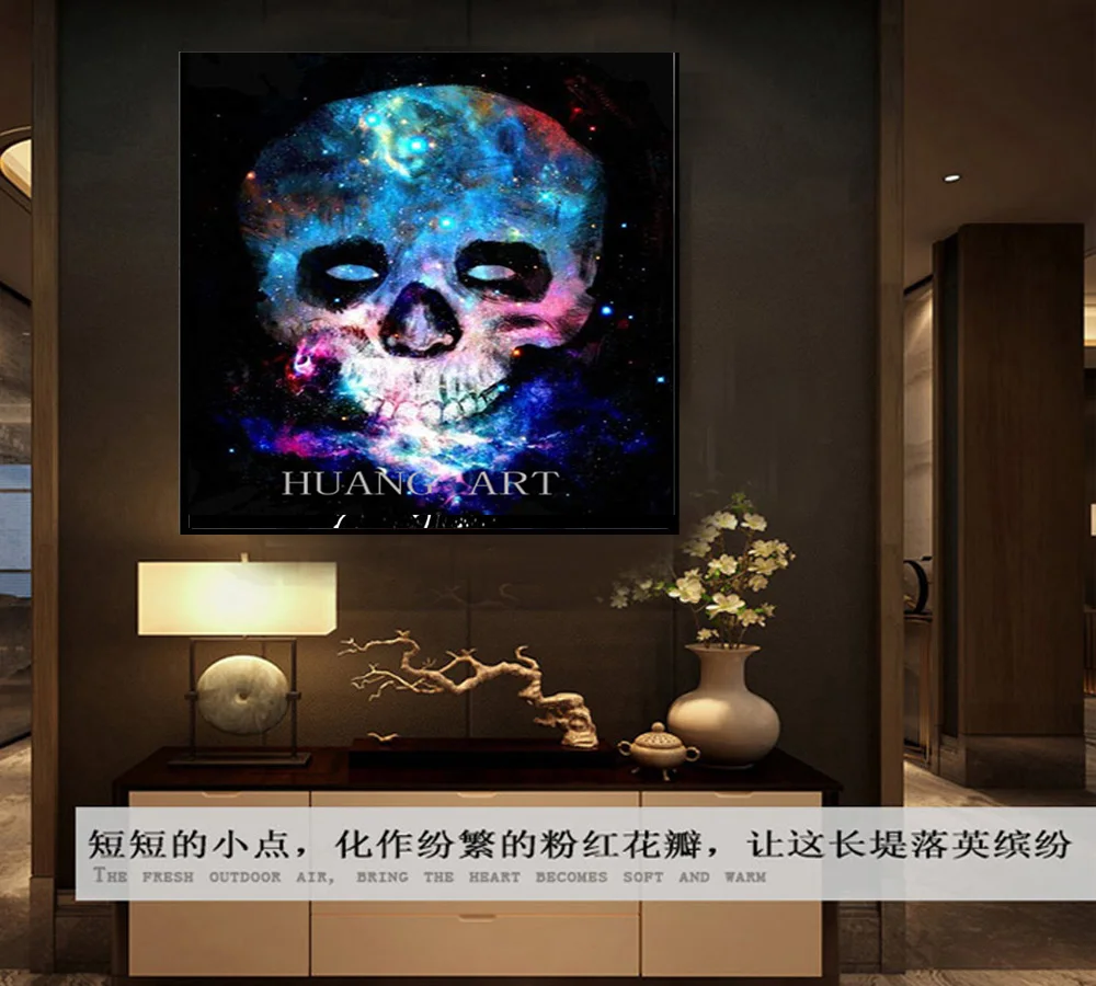 رسمت باليد عالية الجودة الحديثة الطابع الجمجمة النفط اللوحة الديكور في مكتب اللوبي صالة نادي أريكة صالة الرمال رسمت باليد عالية الجودة الحديثة الطابع الجمجمة النفط اللوحة الديكور في مكتب اللوبي صالة نادي أريكة صالة الرمال