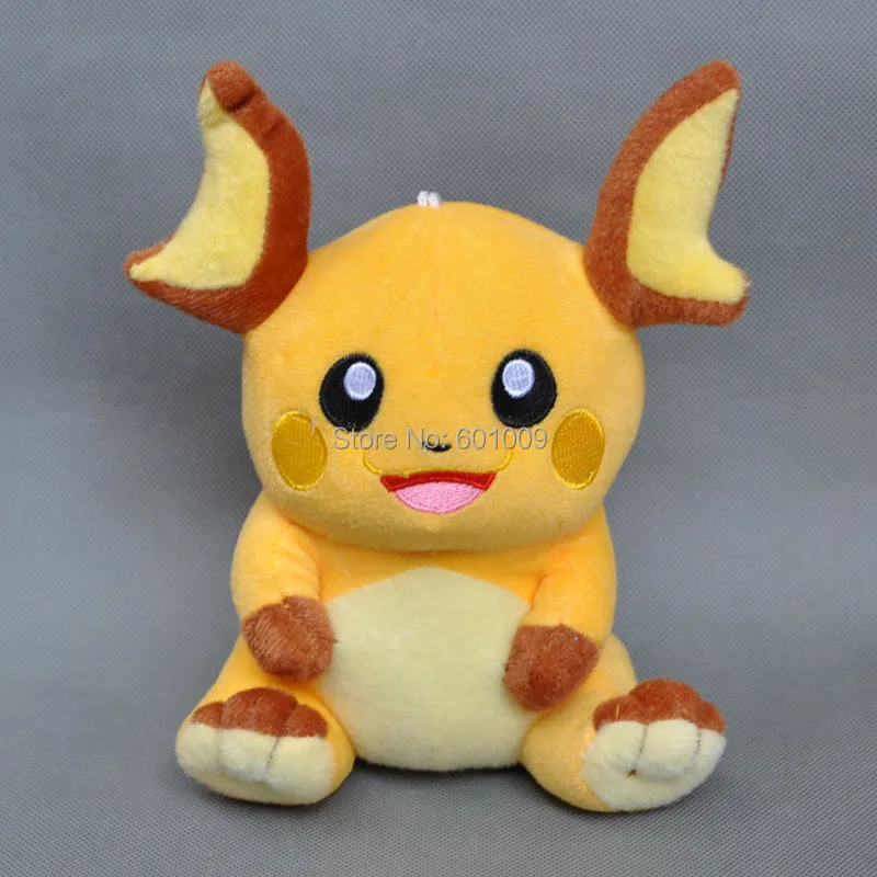 10PCS Pokemon Pendants Pikachu Raichu Plush Toy Soft Doll Wholesale