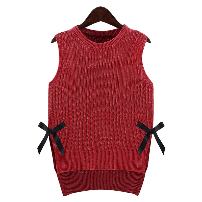 OL Pink lace knitted pullover sweater ladies stretch long sleeve round