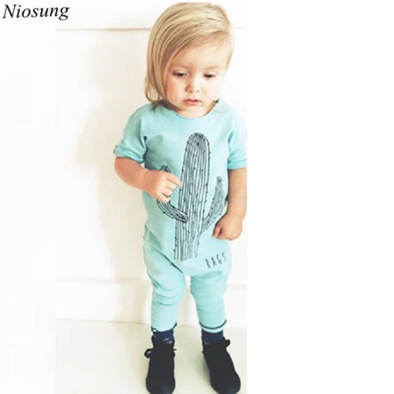 

Summer Newborn Infant Baby Boys Girls Short Sleeve Printed O-neck Romper Jumpsuit Clothes Kids Baby Romper Suit v