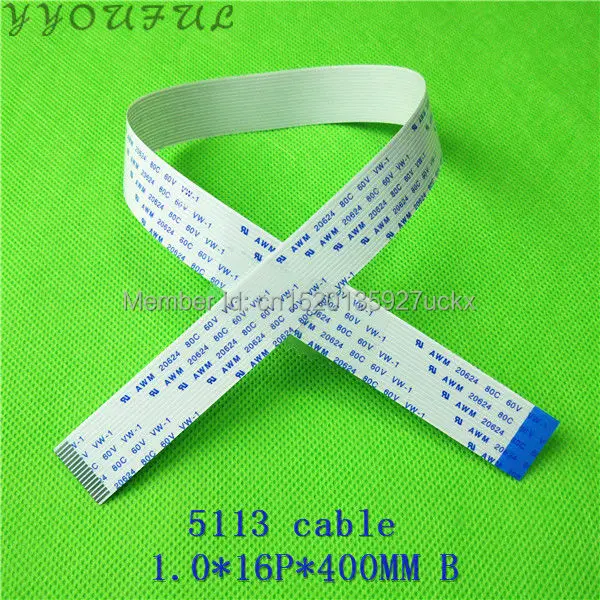 

1pc retail durable 16pins data cable for Epson 5113 printhead cable / Eco solvent printer Xuli Allwin X-Roland FFC head cable