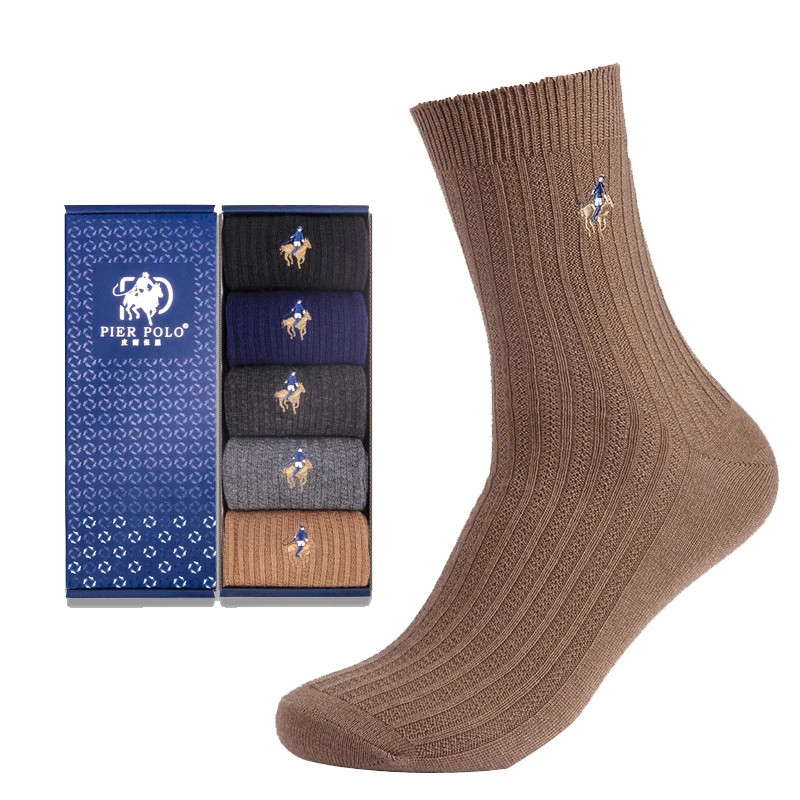 

PIER POLO Socks Man Winter Thick Merino Wool Socks Man Outdoor hiking Sport Socks Male High Quality Warm Long Socks For Men Gift