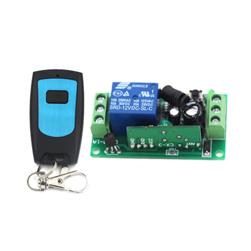 DC 12V Decoder Control Momentary Toggle Latch Multifunction Relay