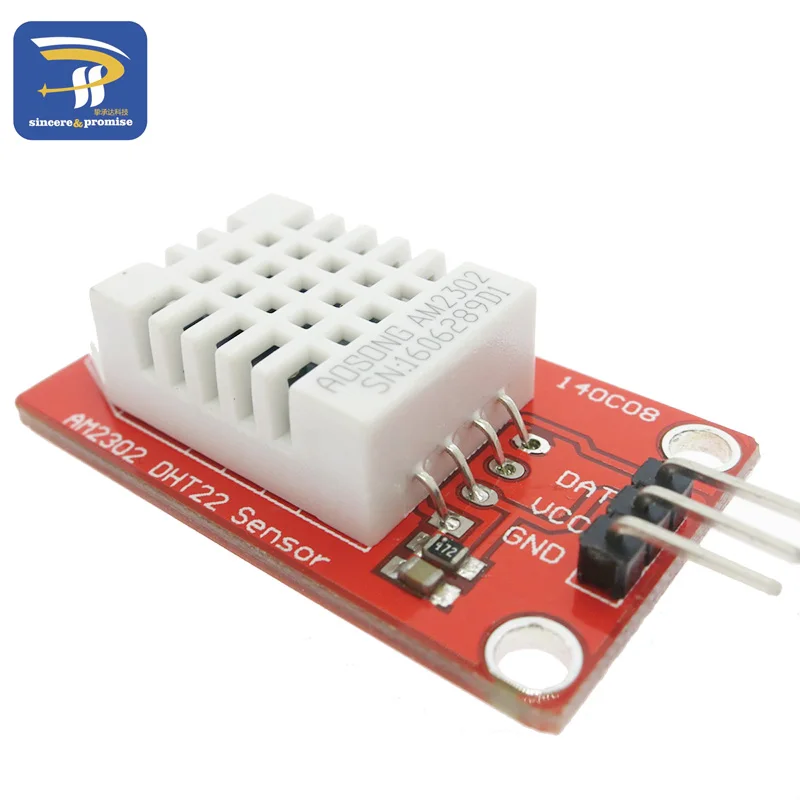 

High Precision AM2302 DHT22 Digital Temperature & Humidity Sensor Module 5V Single Bus Interface For Arduino Uno R3 ONE