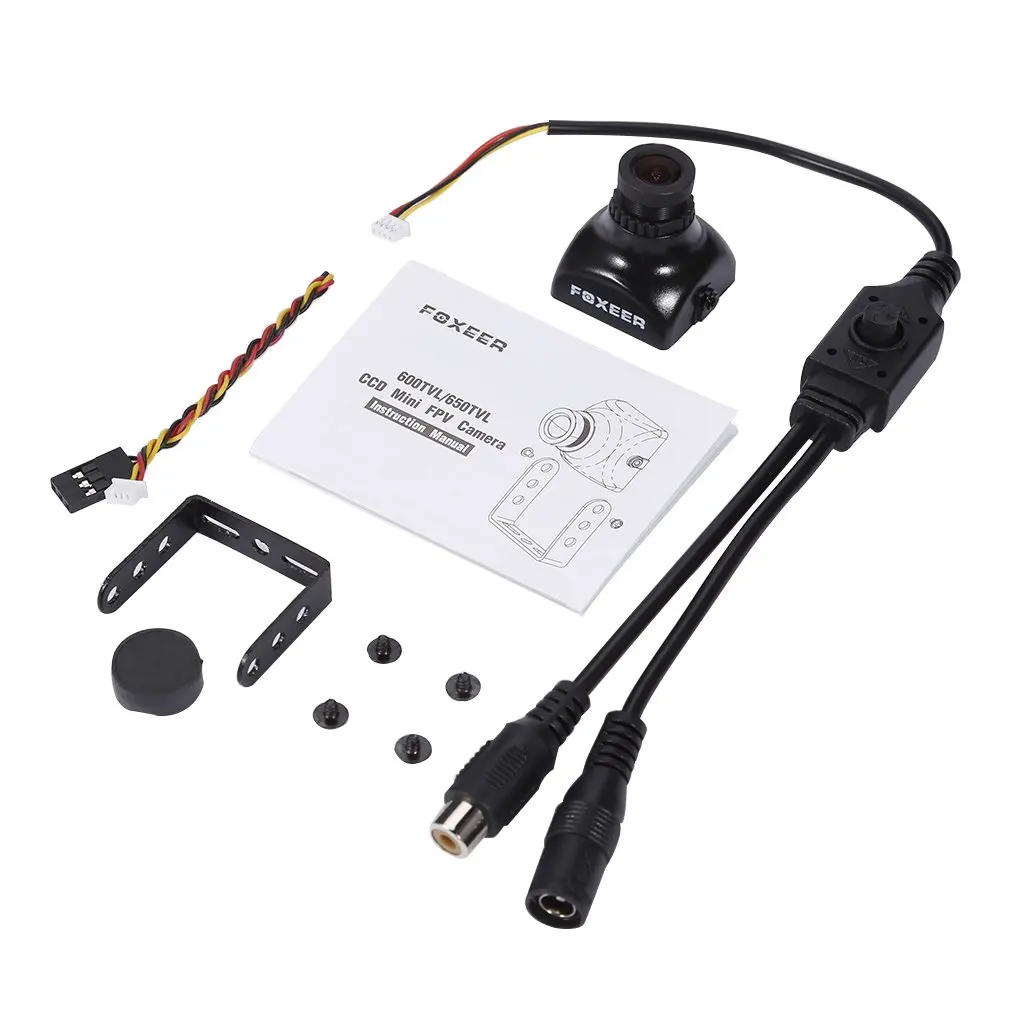 

Top Quality Black Foxeer XAT600M HS1177 600TVL NTSC CCD 2.8MM IR Blocked for FPV Camera