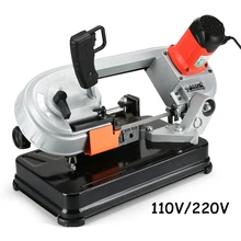 Multi-function variable speed saw mini metal / woodworking band saw household electric cutting machine DLY-100