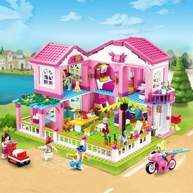 City House Big Garden Villa Building Blocks Castle Compatible LegoINGs
Friends Creator Bricks Figures Educational Toys For Girls Price $25.47