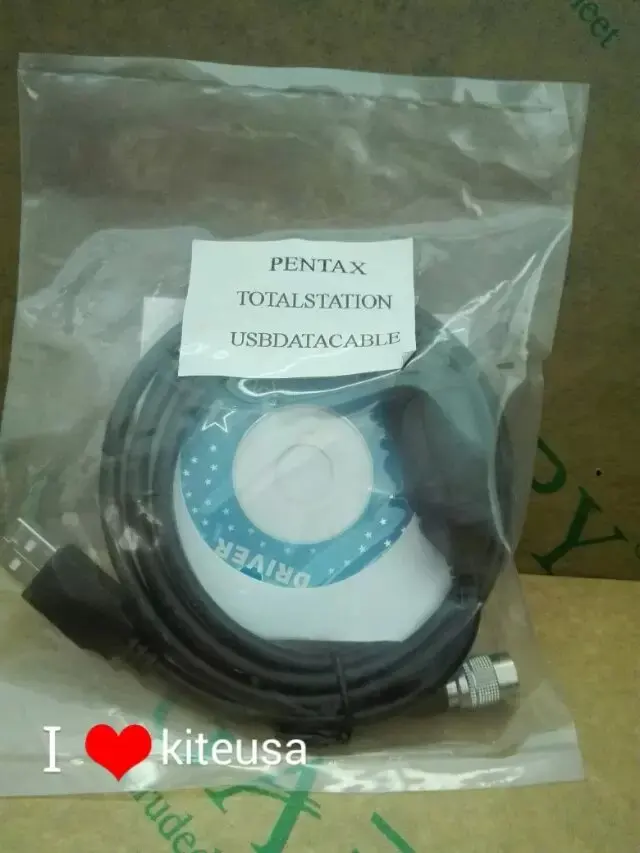 Wholesale and retail for Pentax Total Station USB data cable Compatible with windows 8 7 | Инструменты