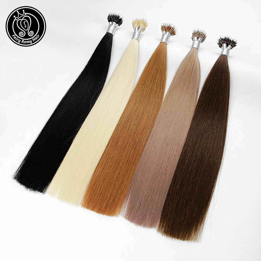 Волшебные волосы Remy 0 8 г/локон 18 дюймов Micro Beads наращивание человеческих волос