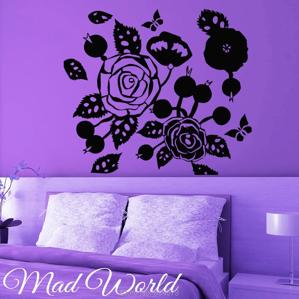 Flower Rose Butterfly Flowering Blossom 57 57