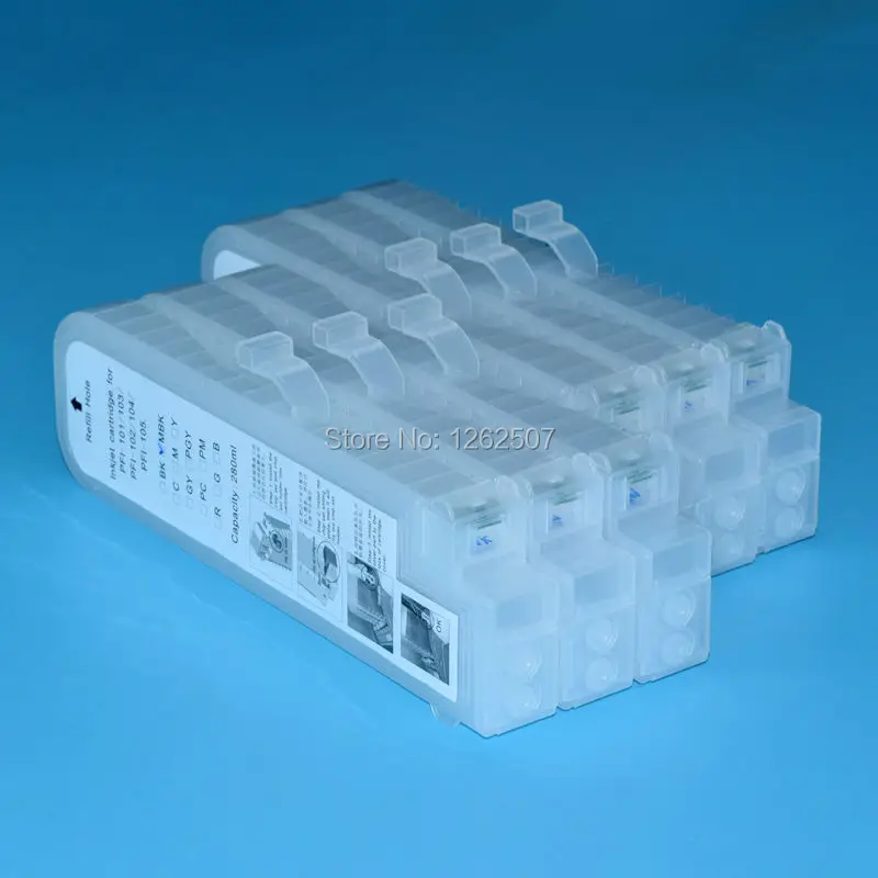 Canon PFI-101 102 103 Refill Cartridge 280ml 6 Color (17)