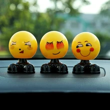 Украшение автомобиля Смешное выражение встряхнуть голову куклы Креативные украшения игрушки авто Интерьер аксессуар украшение Мода Подарки