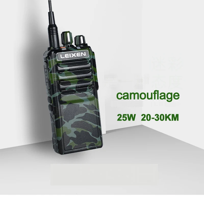 

LEIXEN NOTE High Power 25W UHF 400-480MHz FM Ham Two Way Radio Long Distance Walkie Talkie Black Transeiver Interphone