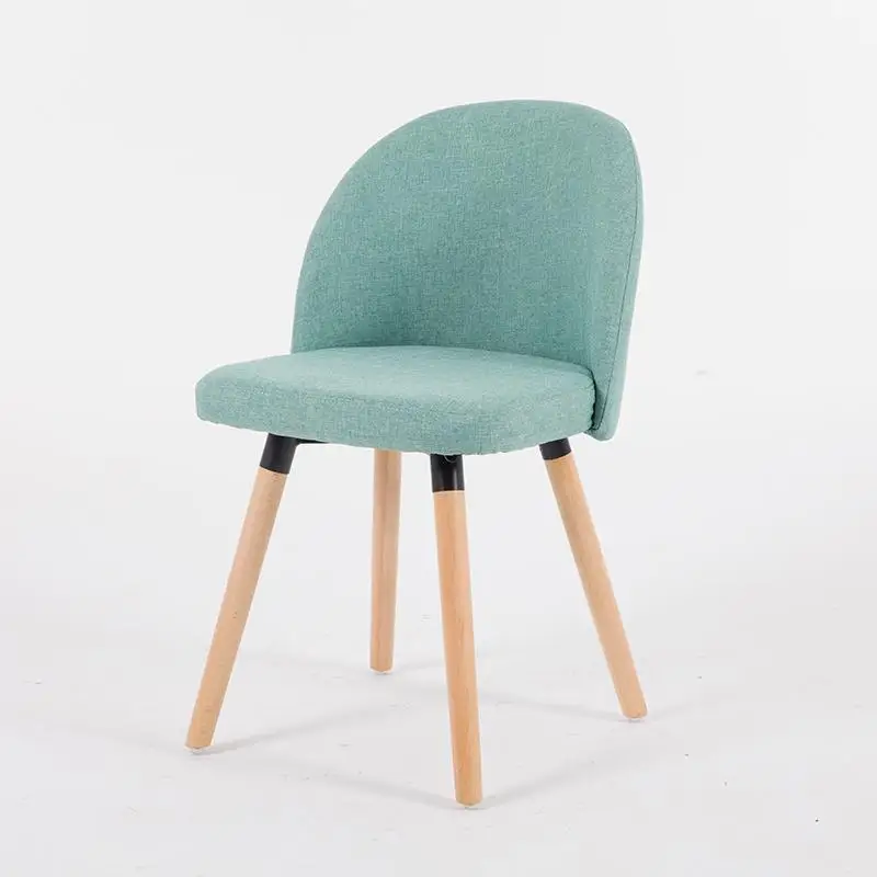 Современный минималистичный обеденный стул из твердой древесины, нордический Повседневный туалетный стул, офисный стол, стул для дома - Цвет: Style 4